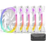 ANTEC FUSION ARGB 120MM - 5PACK - BLANCO - Imagen 1
