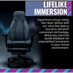 SILLA GAMING HAPTICA INMERSIVA MULTIPLATAFORMA COOLER MASTER SYNK X - NEGRA - Imagen 3