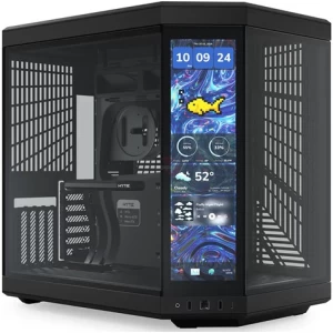 HYTE Y70 TOUCH INFINITE – 14.5″ – TEMPERADO - NEGRO - MID TOWER