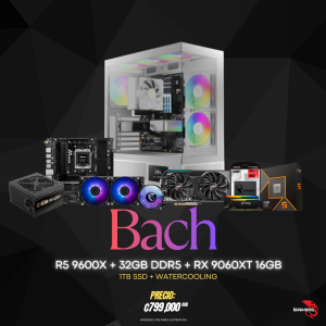 PC IGAMING BACH - RYZEN 9600x - RX 9060XT 16gb - 32GB DDR5 - 1TB SSD