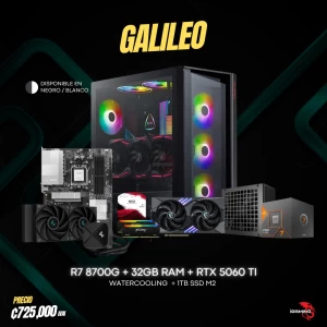 PC IGAMING GALILEO - RYZEN 7 8700G - RTX 5060TI - 32GB - 1TB SSD - XPG
