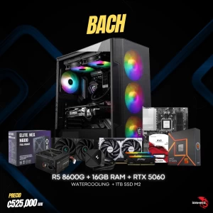 PC IGAMING BACH - RYZEN 8600G - RTX 5060  - 16GB - 1TB SSD - MSI