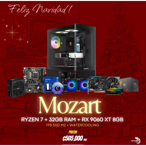 PC IGAMING MOZART -RYZEN 7 - RX 9060XT - 32GB - 1TB SSD