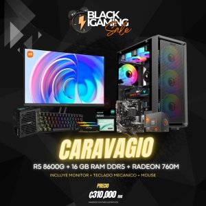 PC IGAMING CARAVAGIO -RYZEN 5 8600G - 16GB - 1TB SSD