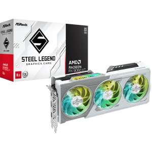 TARJETA DE VIDEO ASROCK RX 9060 XT STEEL LEGEND 8GB OC