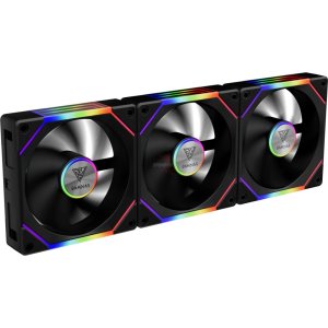 VENTILADOR GAMDIAS AEOLUS P2 1203 ARGB - 3PACK - NEGRO