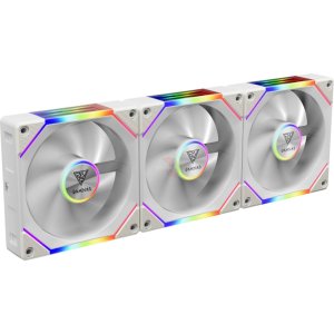 VENTILADOR GAMDIAS AEOLUS P2 1203 ARGB - 3PACK - BLANCO