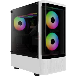 CASE GAMDIAS TALOS E3 CG - ARGB - TEMPERADO - BLANCO