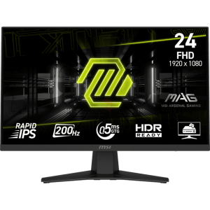 MONITOR LED IPS 23.8" MSI MAG 244F 0.5MS - 200HZ - 1920X1080