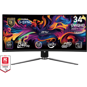 MONITOR CURVO 34" MSI MPG 341CQPX QD-OLED 0.03MS - 240HZ - 3440X1440