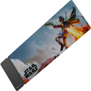 MOUSE PAD PRIMUS ARENA XL - STAR WARS BOBA FETT - CON CARGA INALAMBRICA