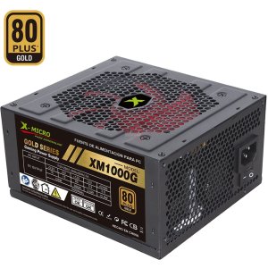 FUENTE DE PODER X-MICRO 1000 WATTS 80+ GOLD MODULAR