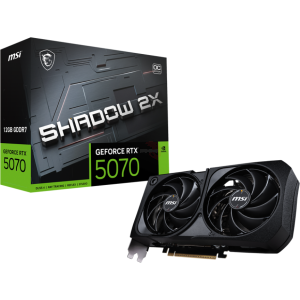 TARJETA DE VIDEO MSI RTX 5070 12GB SHADOW 2X OC