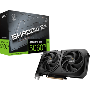 TARJETA DE VIDEO MSI RTX 5060 TI 8GB SHADOW 2X OC PLUS
