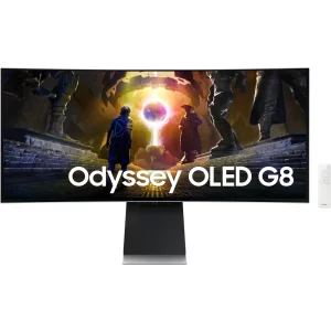 MONITOR OLED 34" SAMSUNG GAMING CURVO ODYSSEY G8 G85SD 0.03 - 175HZ - 3440X1440