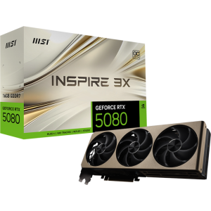 TARJETA DE VIDEO MSI RTX 5080 16GB INSPIRE 3X OC