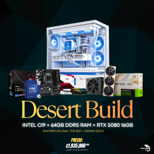 PC Desert Build- INTEL CI9 - RTX-5080 - 64GB DDR5 - 1TB SSD