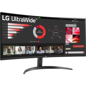 MONITOR LED 34" LG ULTRAWIDE CURVO 5MS - 100HZ - 3440X1440