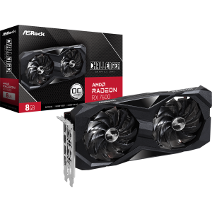 TARJETA DE VIDEO ASROCK RX-7600 CHALLENGER 8GB OC