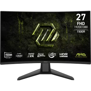 MONITOR LED 27" MSI MAG 274CF X24 CURVO 0.5MS - 240HZ - 1920X1080