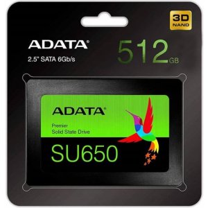 SSD 2.5 Adata Ultimate SU650 - 512GB - 520/450 MB/s