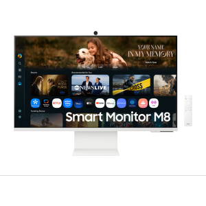 MONITOR SMART LED 32" SAMSUNG M8 M80F 4MS - 60HZ - 3840X2160 - BLANCO